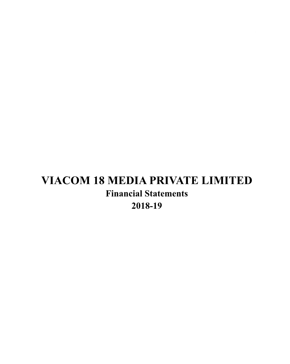 Viacom 18 Media Private Limited 1