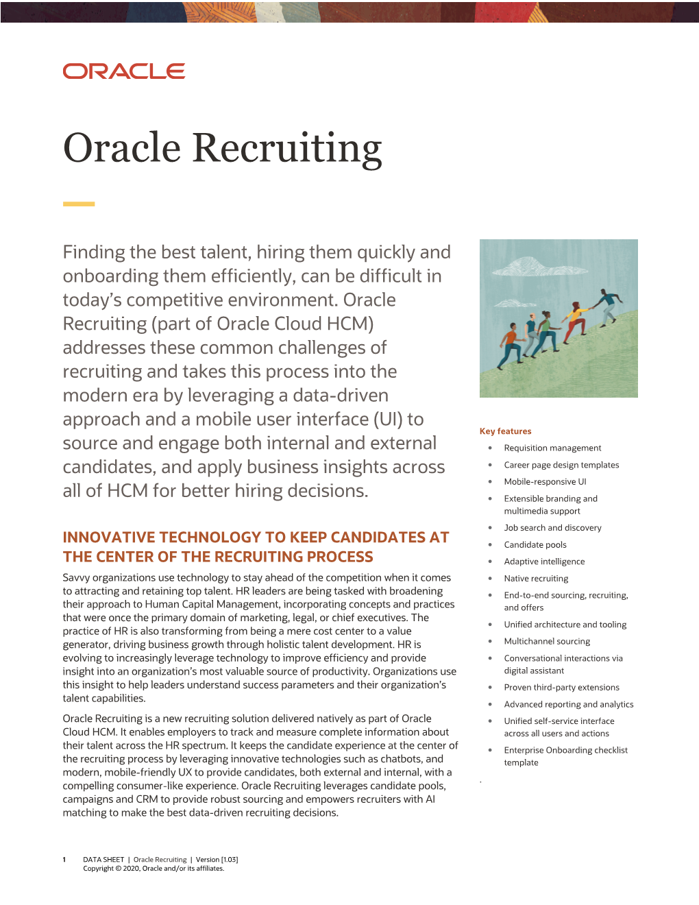 Data Sheet: Oracle Recruiting Cloud