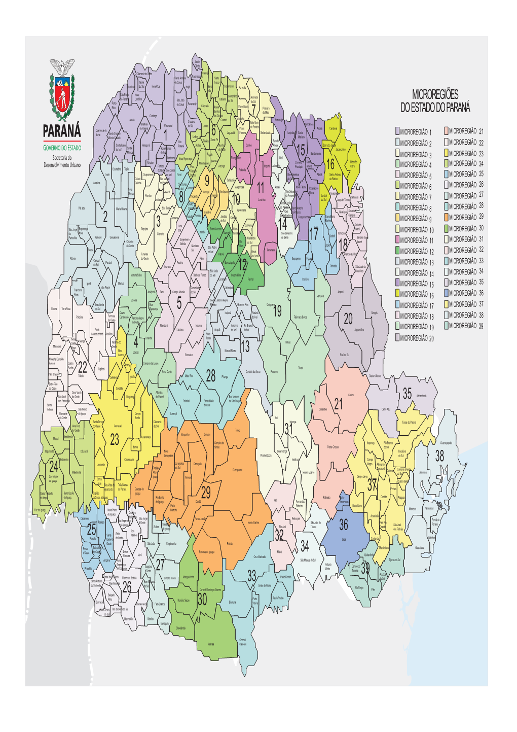 Micro Regiões Do Paraná