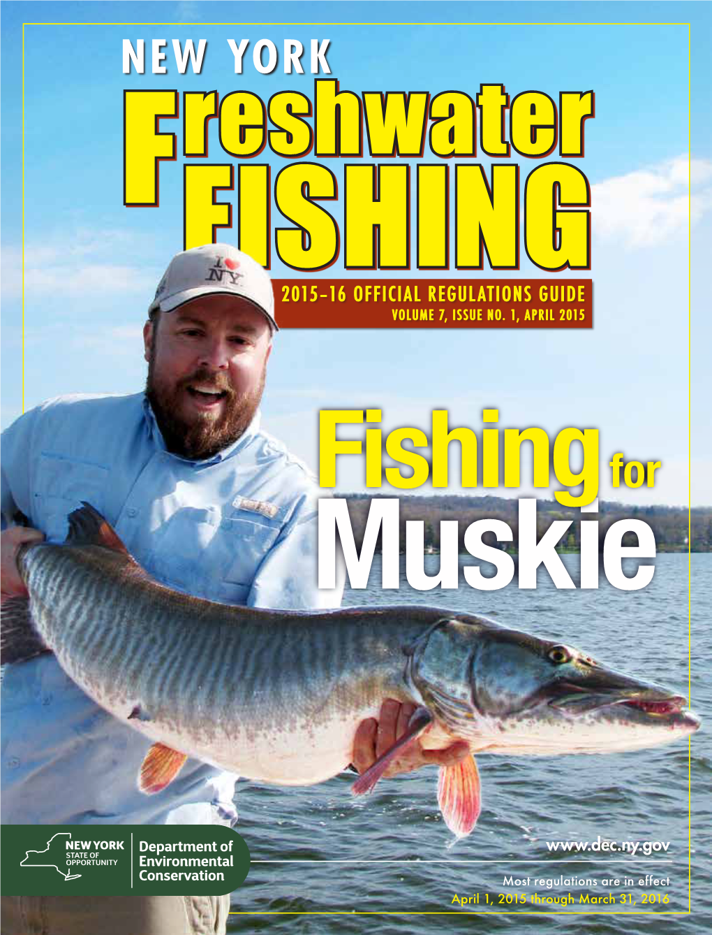 New York Freshwater Fishing Regulations Guide: 2015-16