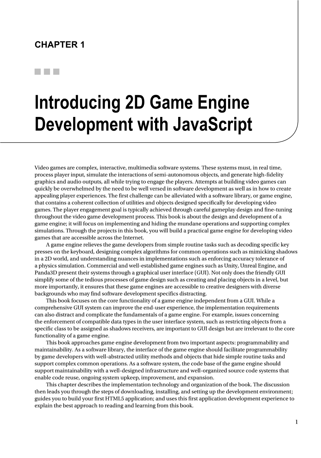 Introducing 2D Game Engine Development with Javascript