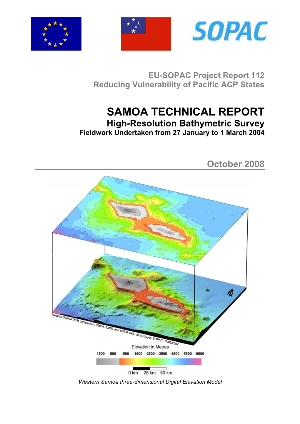High-Resolution Bathymetric Survey of Samoa
