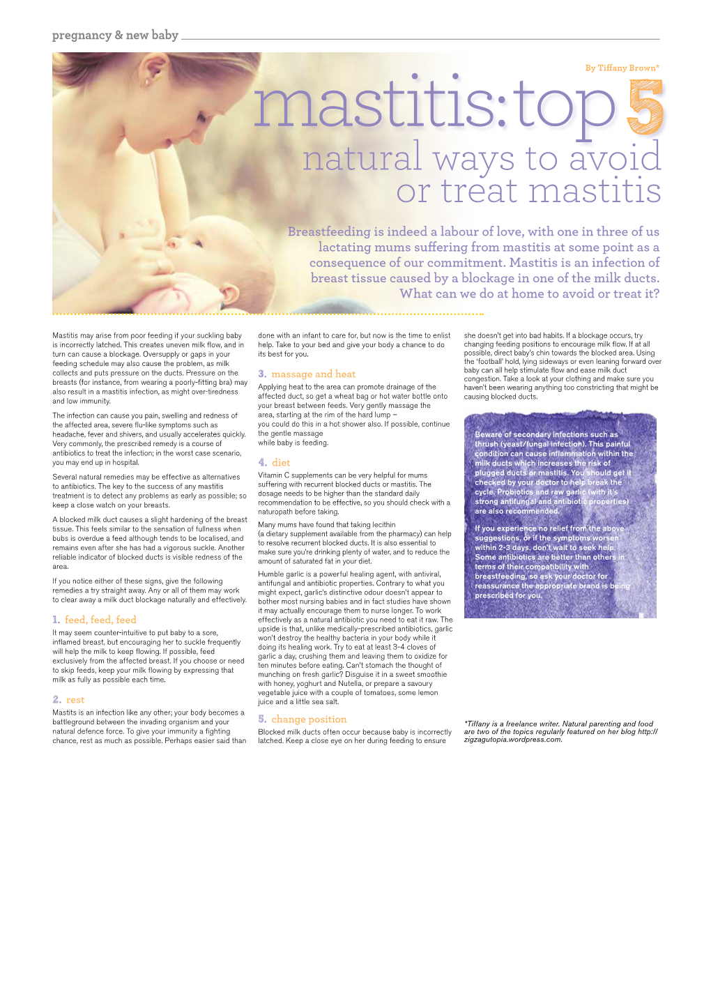 Or Treat Mastitis Natural Ways to Avoid