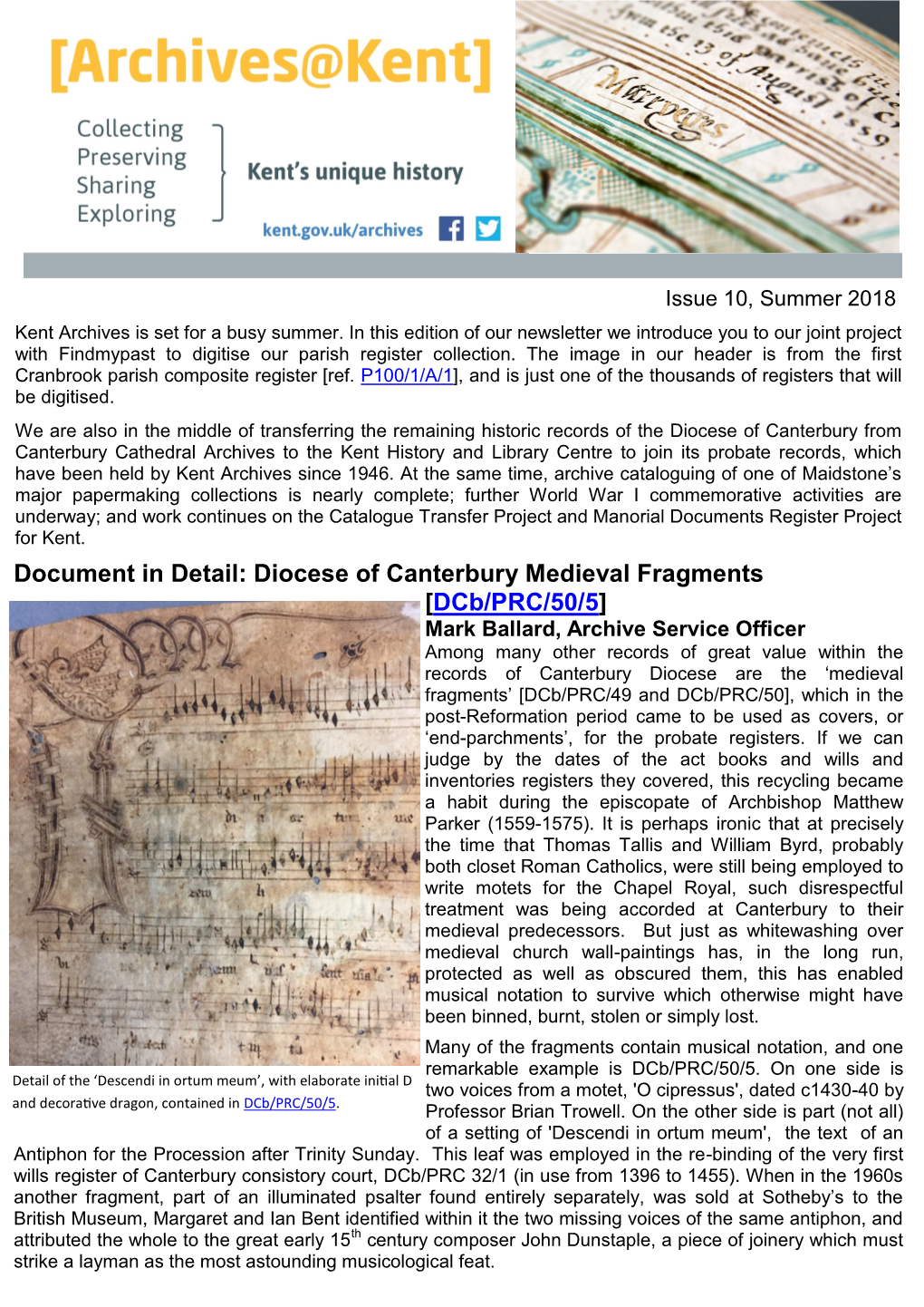 Document in Detail: Diocese of Canterbury Medieval Fragments