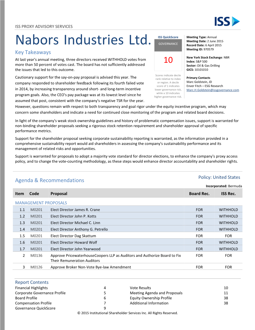 Nabors Industries Ltd
