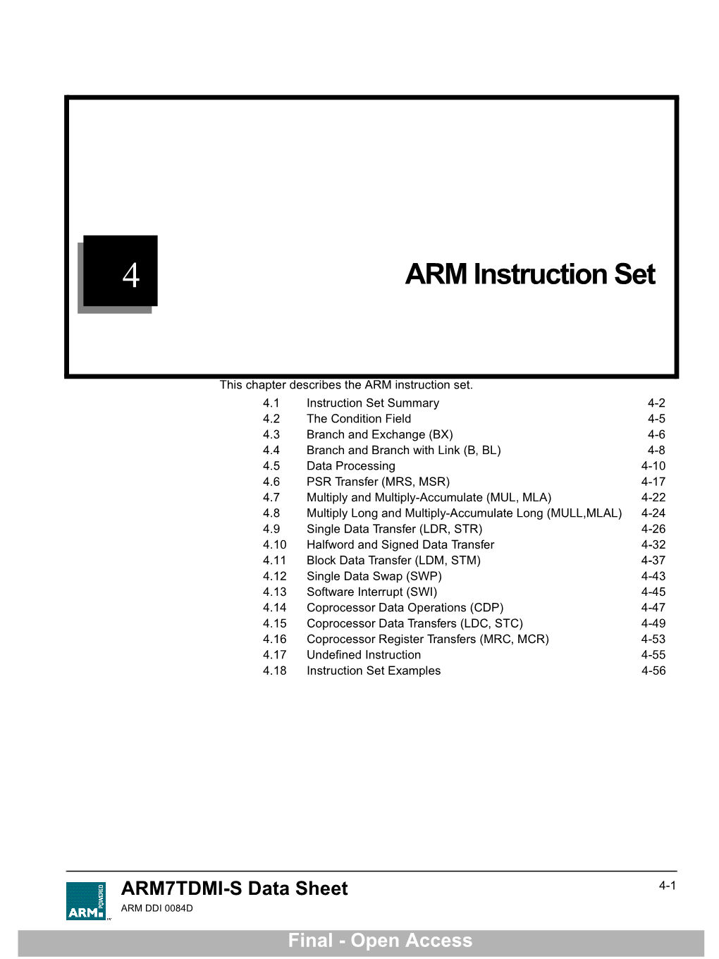 ARM Instruction Set