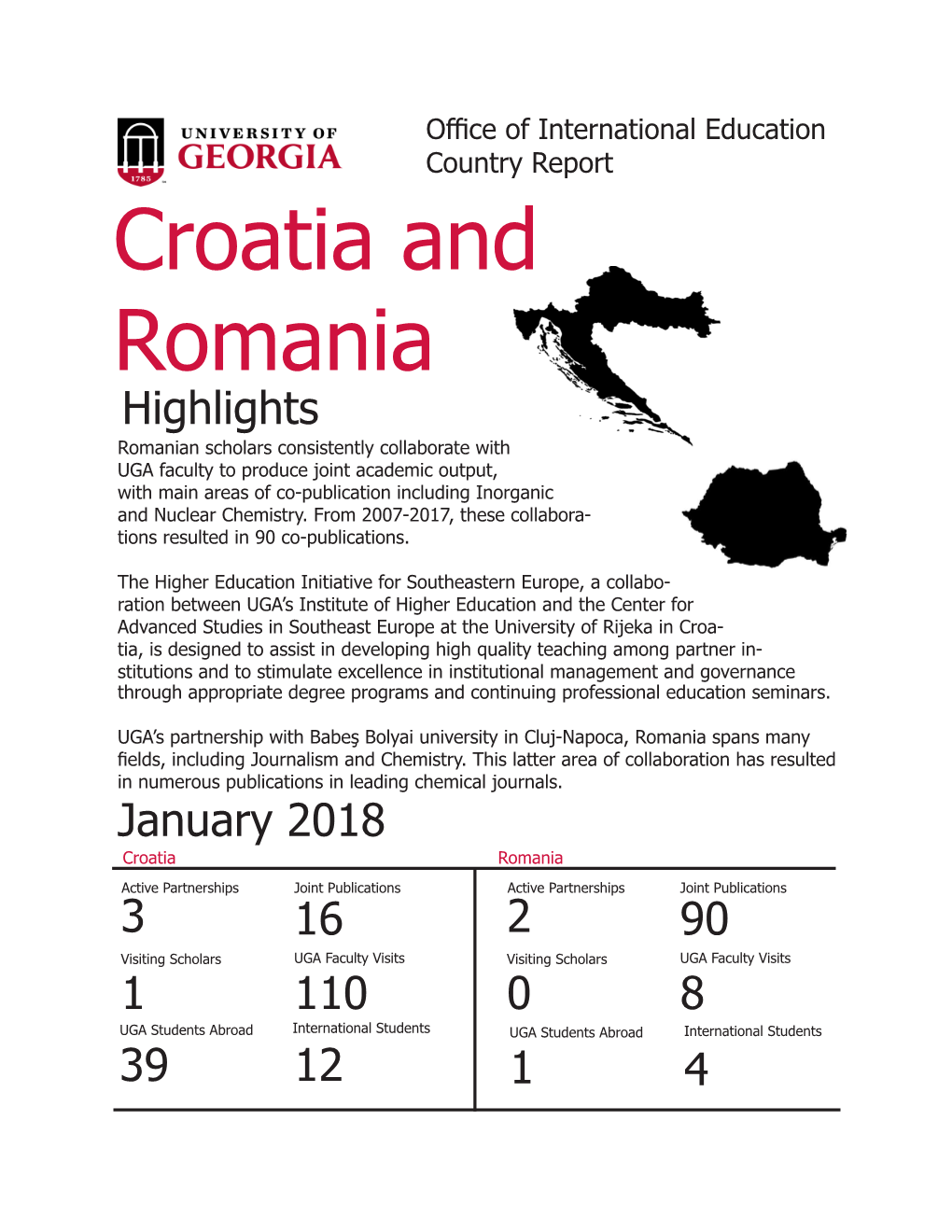 Croatia and Romania 2018