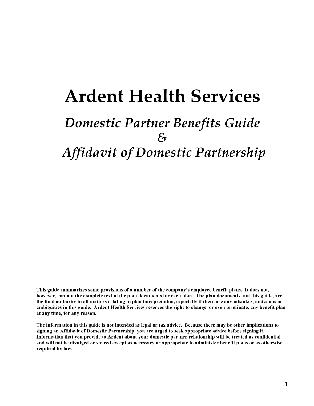 Ardent Health Services