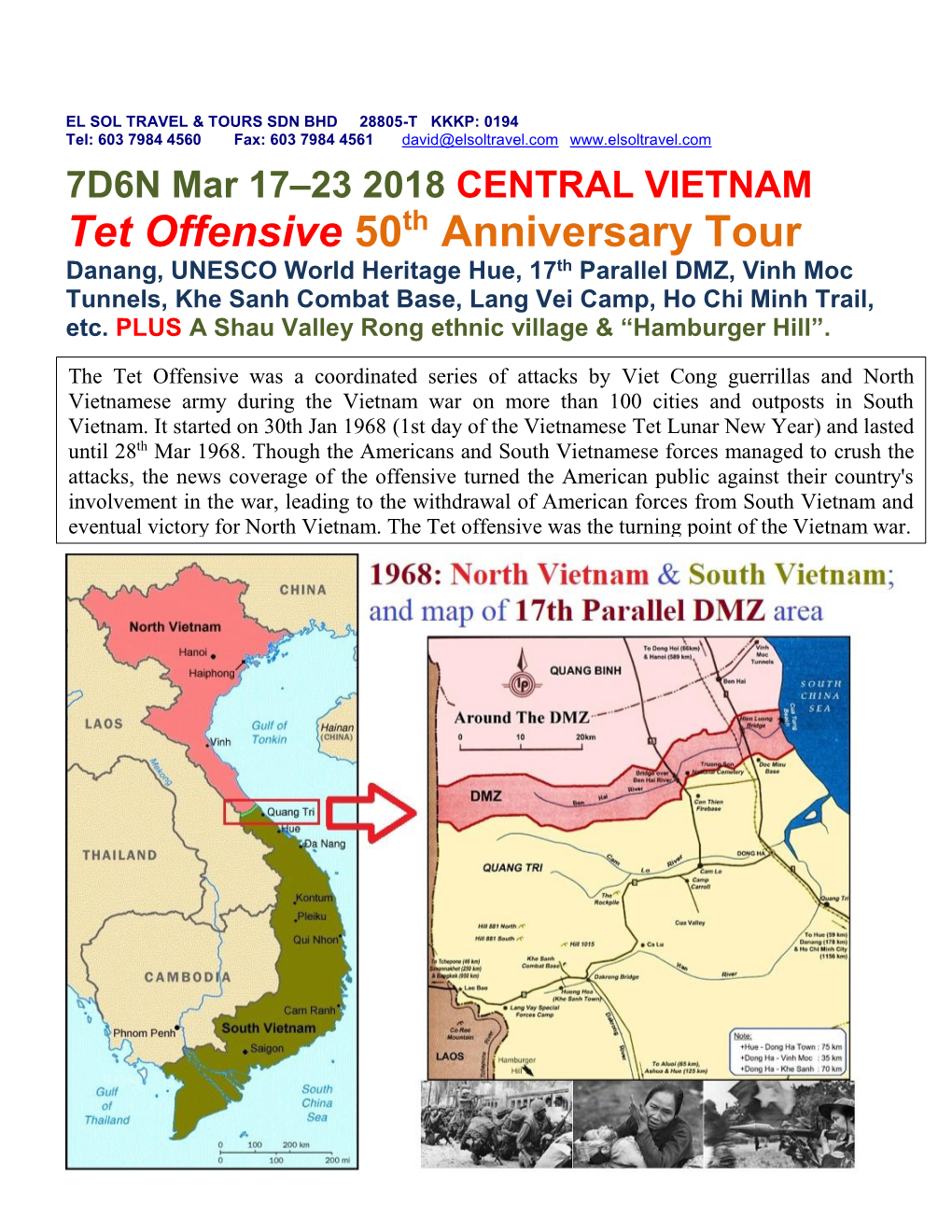 7D6N Mar 17–23 2018 CENTRAL VIETNAM