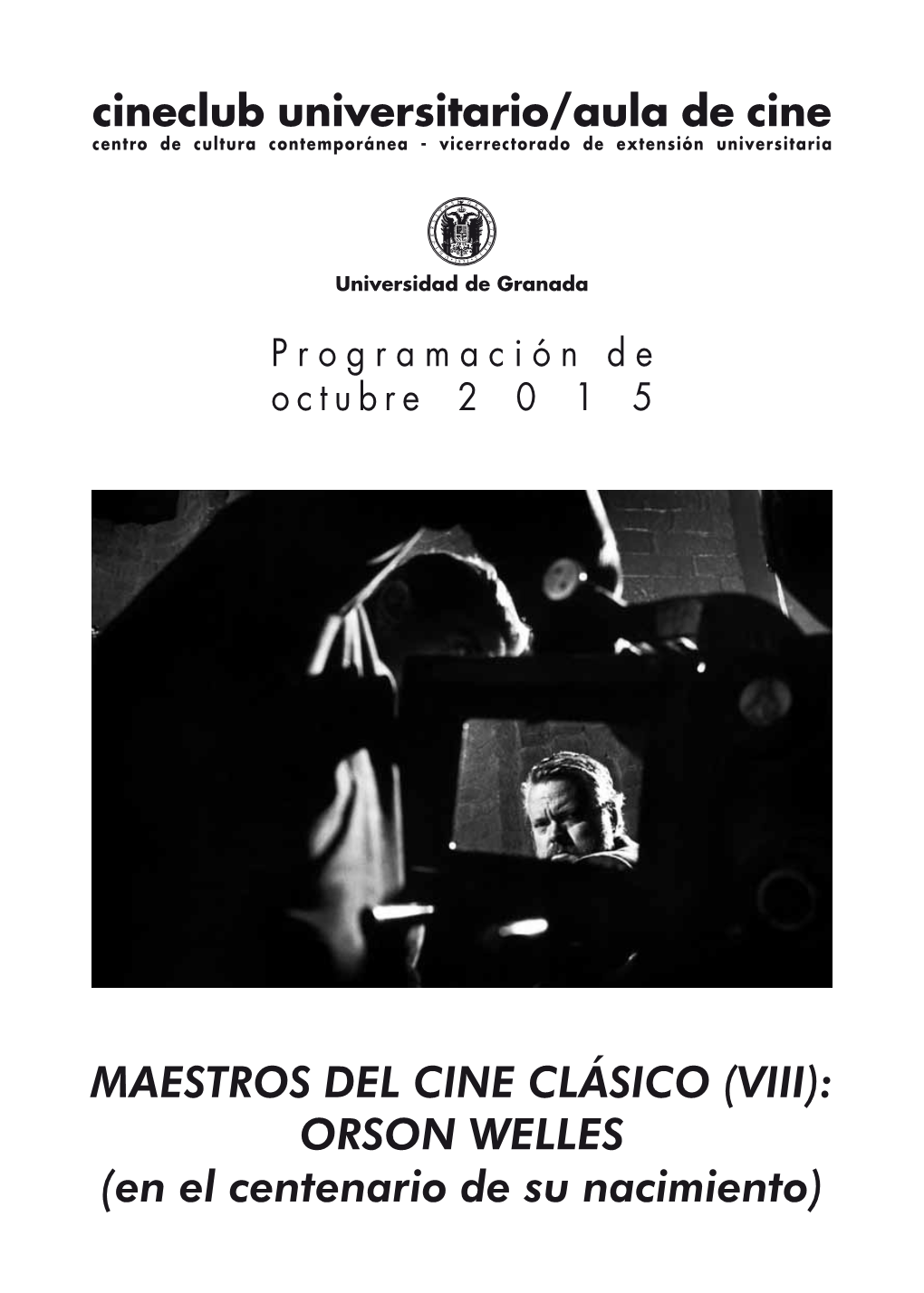 ORSON WELLES (En El Centenario De Su Nacimiento) 2 Proyector “Marín” De 35Mm (Ca.1970)