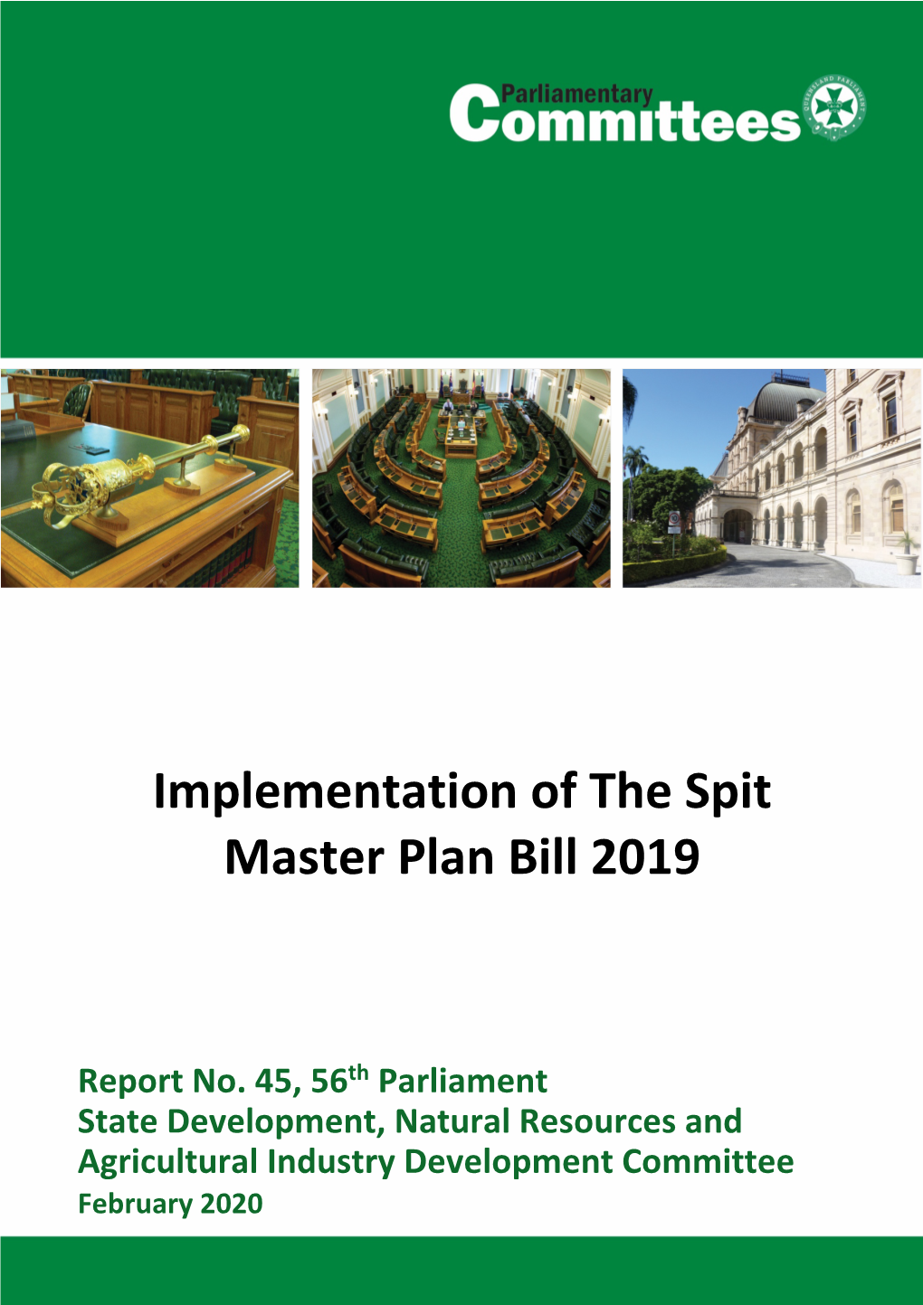 Implementation of the Spit Master Plan Bill 2019