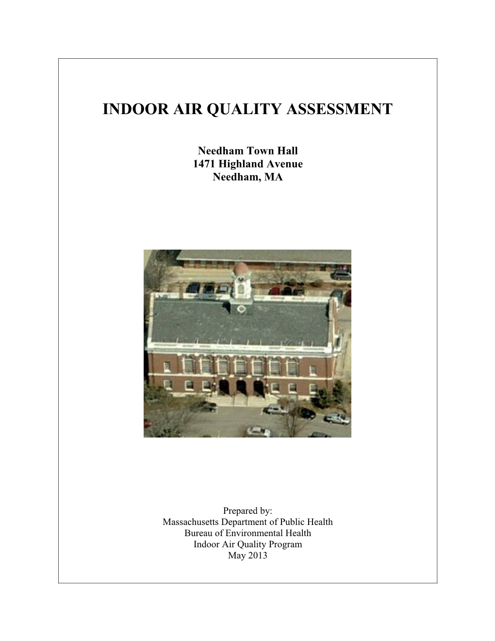 Indoor Air Quality Investigation