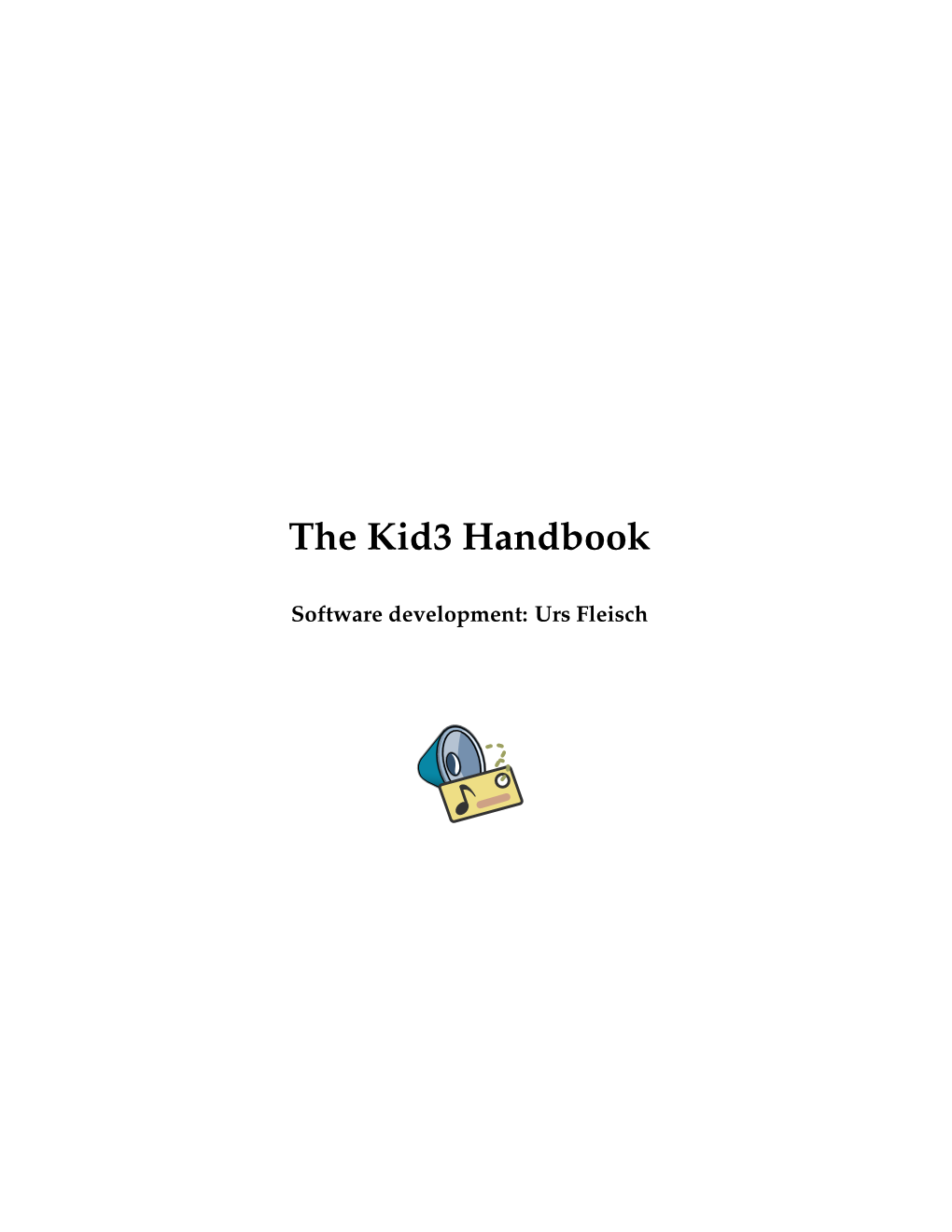 The Kid3 Handbook