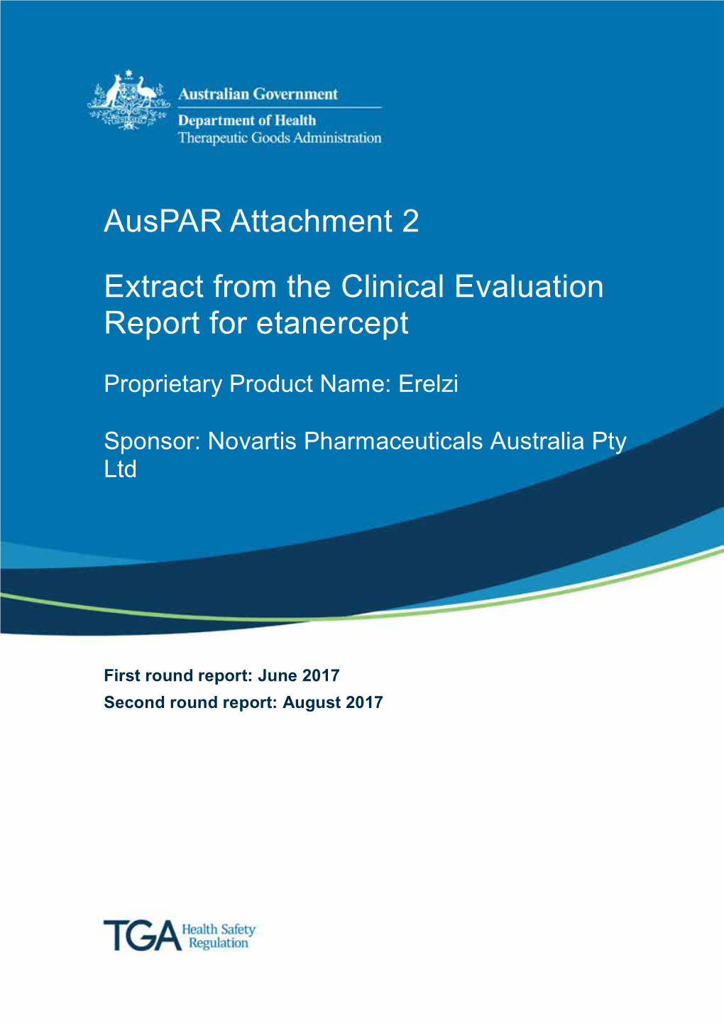 Attachment: Extract from Clinical Evaluation: Etanercept