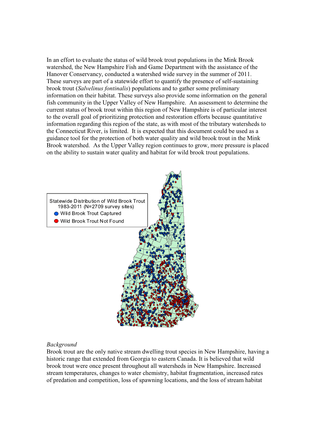 Mink Brook Watershed