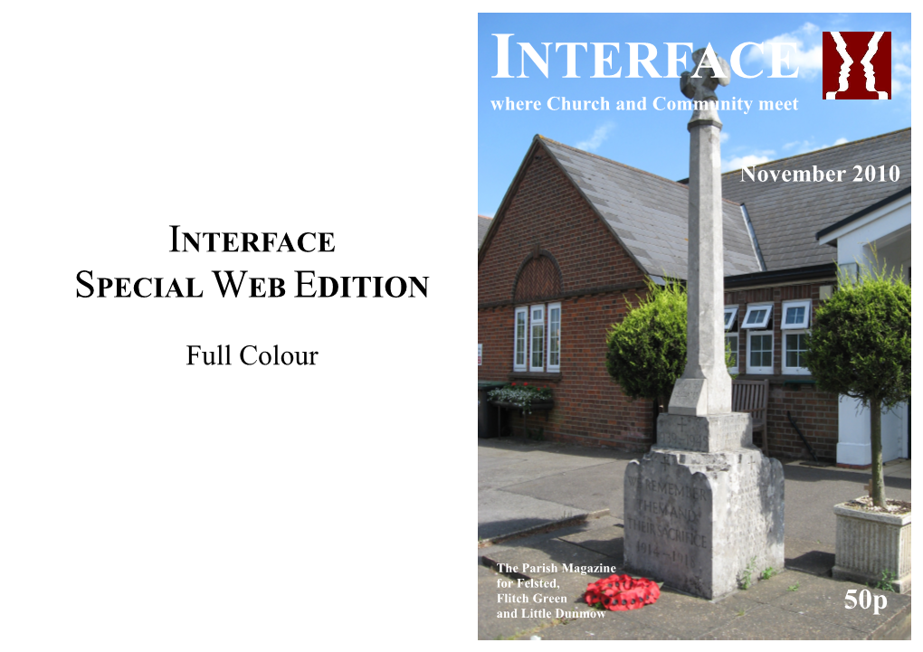 INTERFACE Where Church and Community Meet