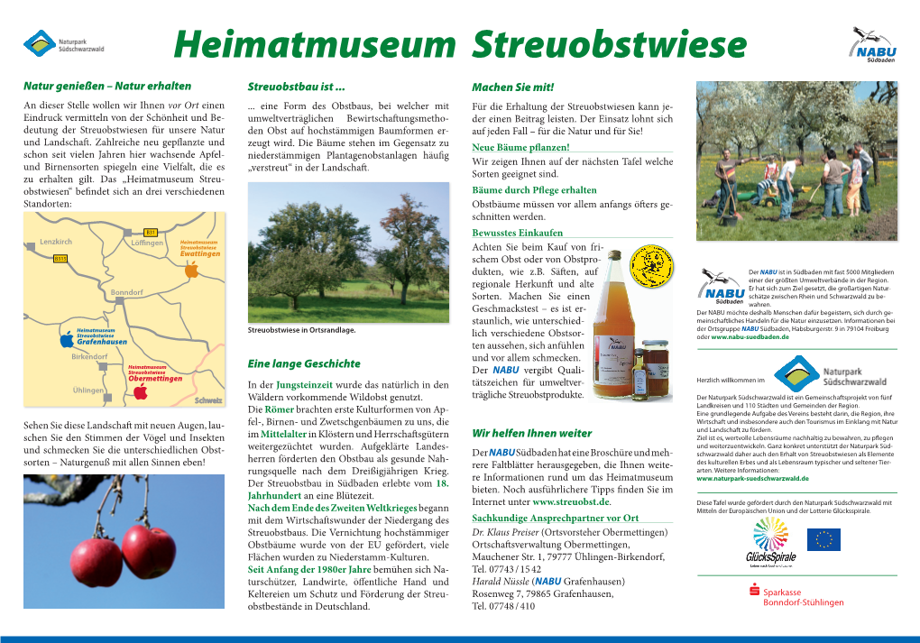 Heimatmuseum Streuobstwiese Südbaden