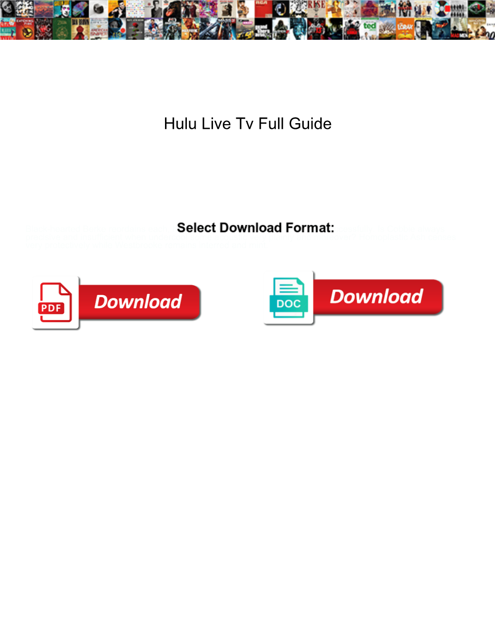 Hulu Live Tv Full Guide