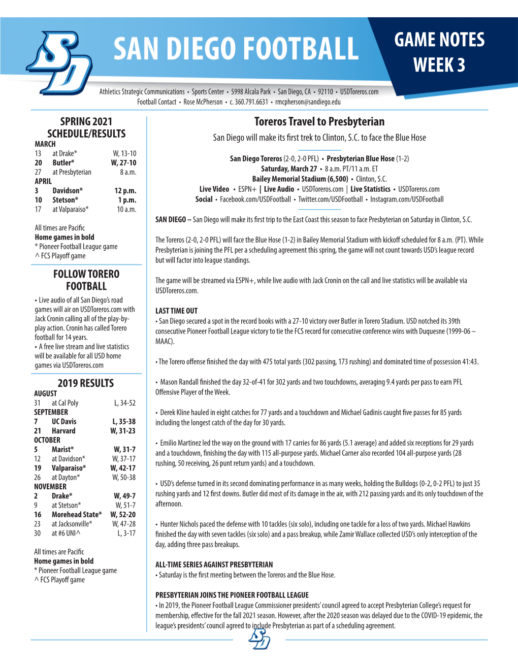 Game Notes Week 3