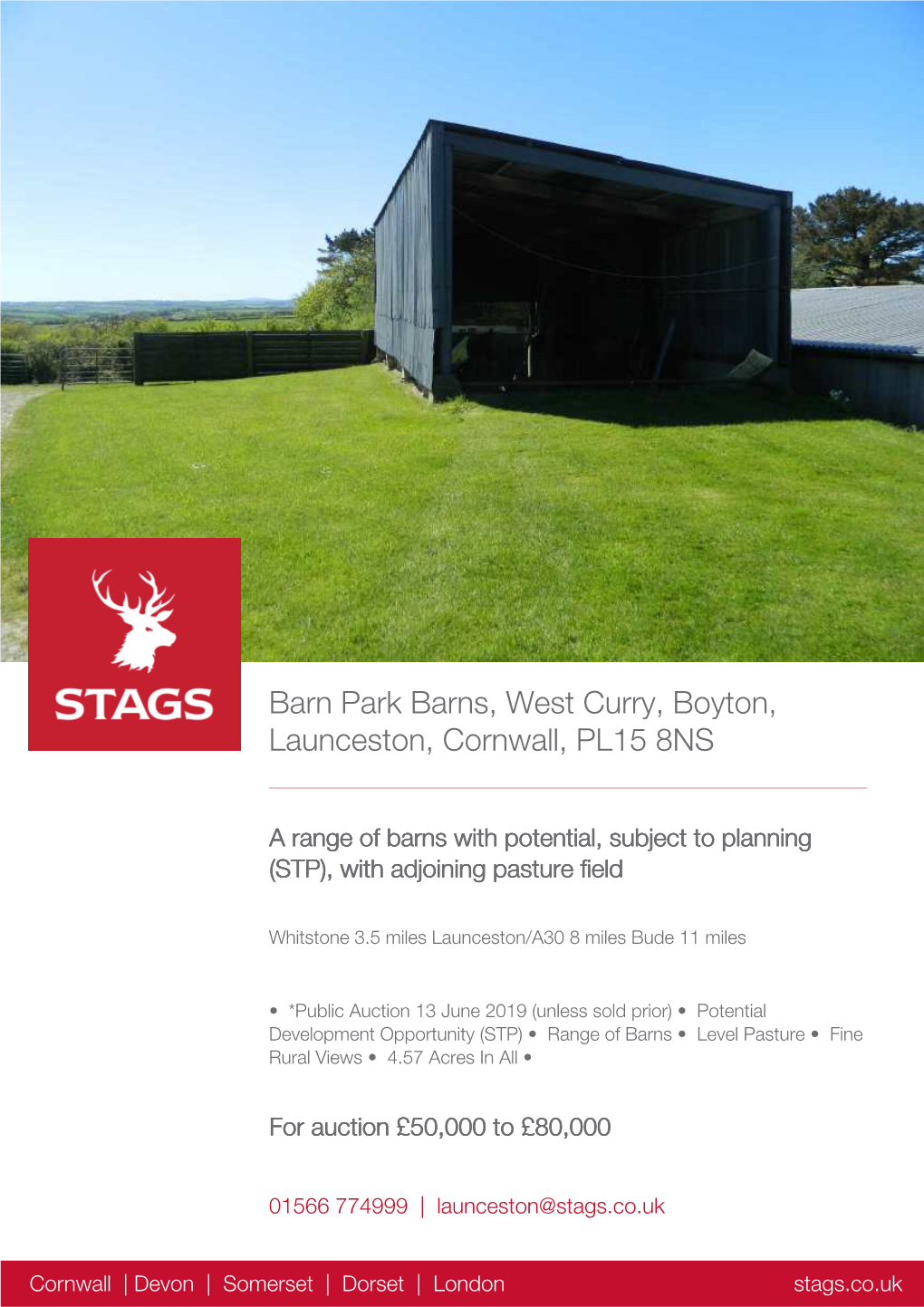 Barn Park Barns, West Curry, Boyton, Launceston, Cornwall, PL15 8NS