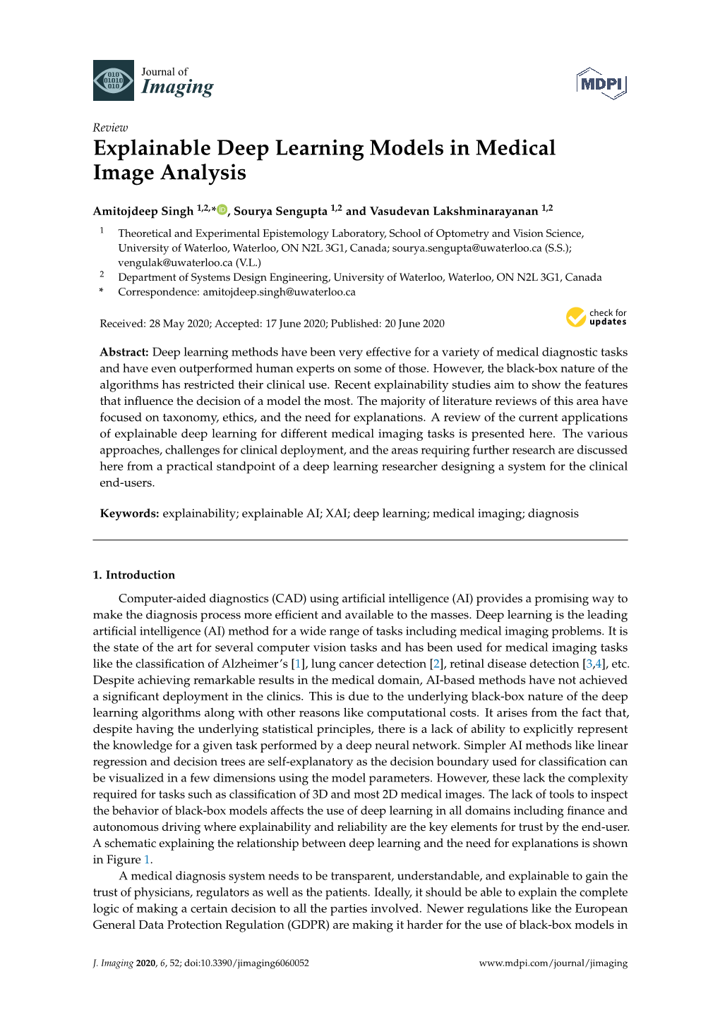 Explainable Deep Learning Models in Medical Image Analysis