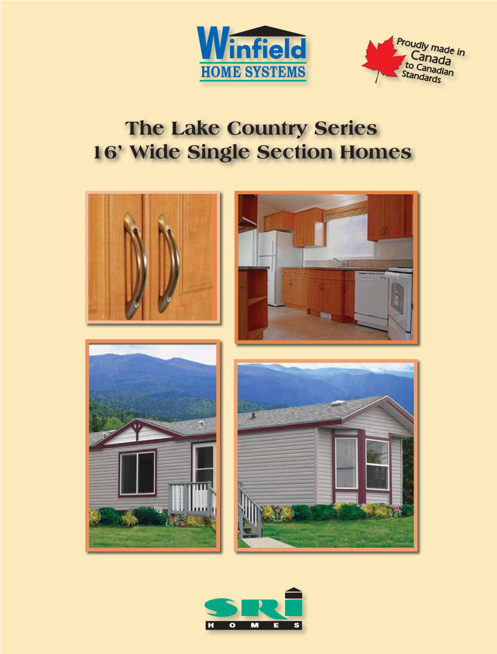 The Lake Country Series 16' Wide Single Section Homes