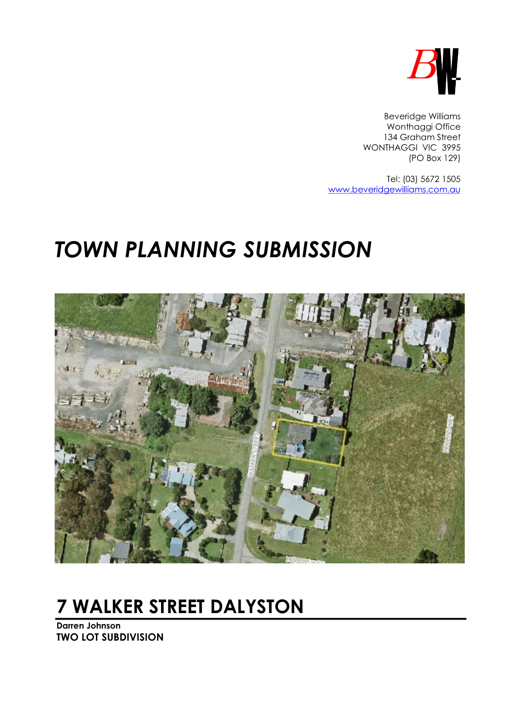 Town Planning Submission