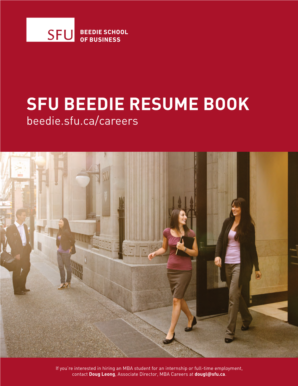 SFU BEEDIE RESUME BOOK Beedie.Sfu.Ca/Careers
