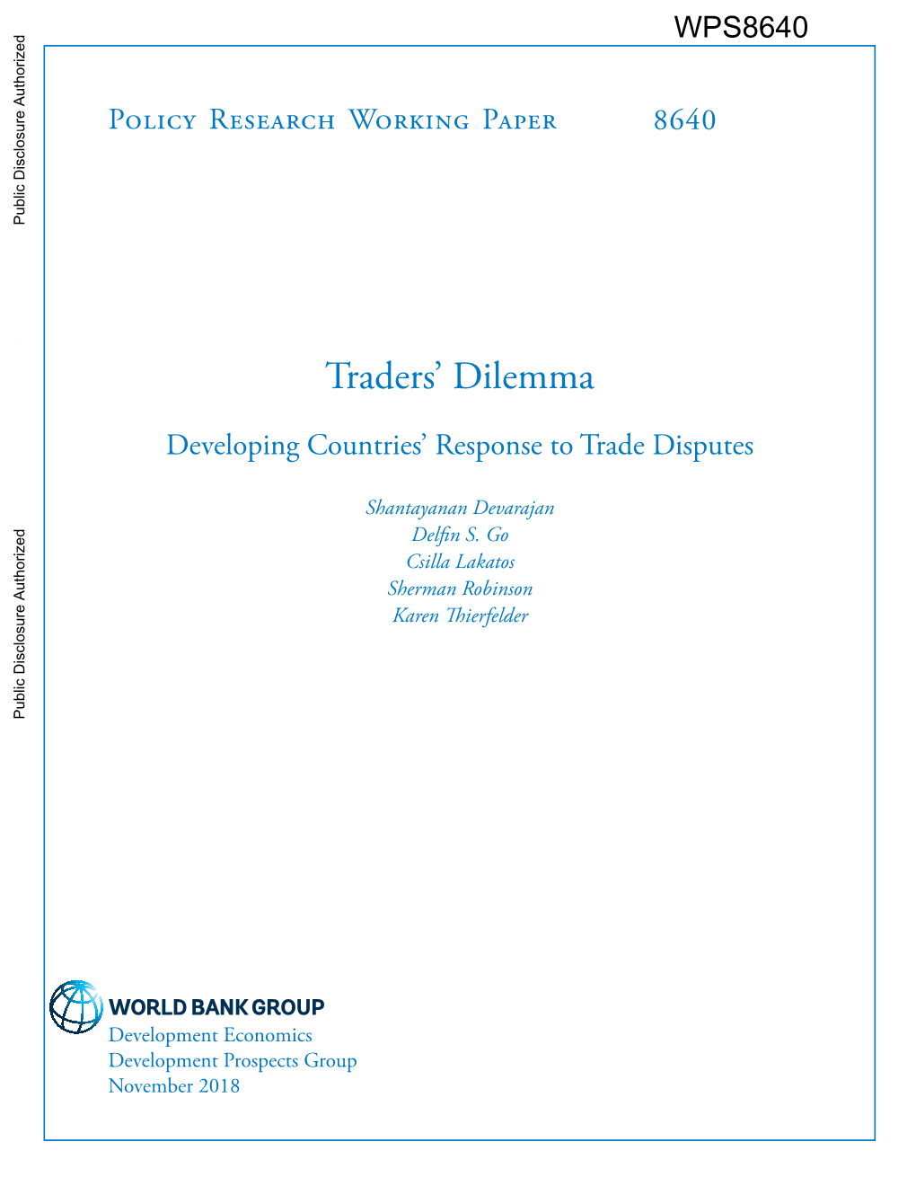 Developing Countries' Response to Trade Disputes