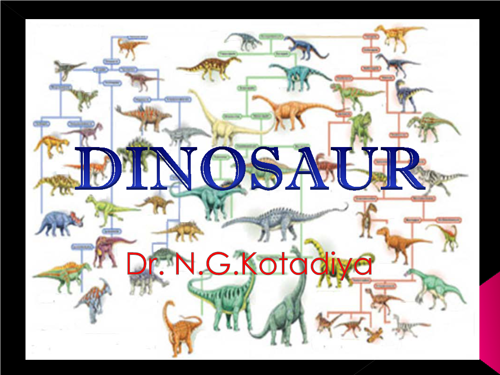 Dr. N. G. Kotadiya Dinosaurs