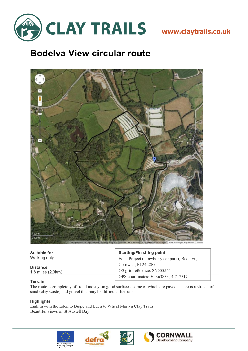 Bodelva View Circular Route