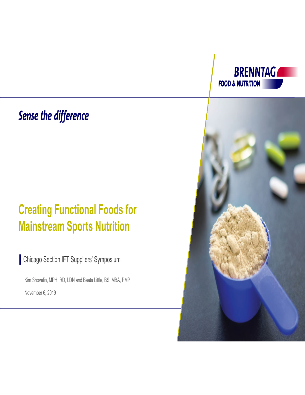 Creating Functional Foods for Mainstream Sports Nutrition