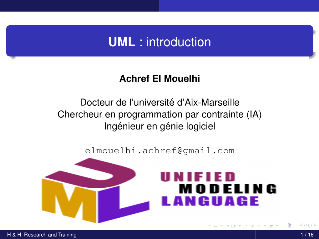 UML : Introduction