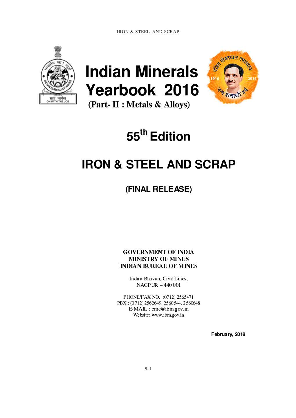 Iron & Steel and Scrap 2016.Pmd