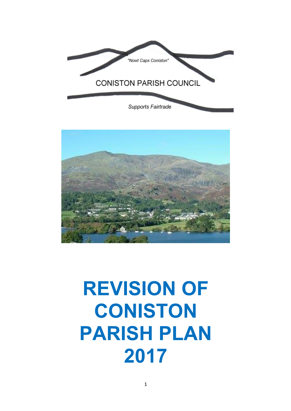 Revision of Coniston Parish Plan 2017