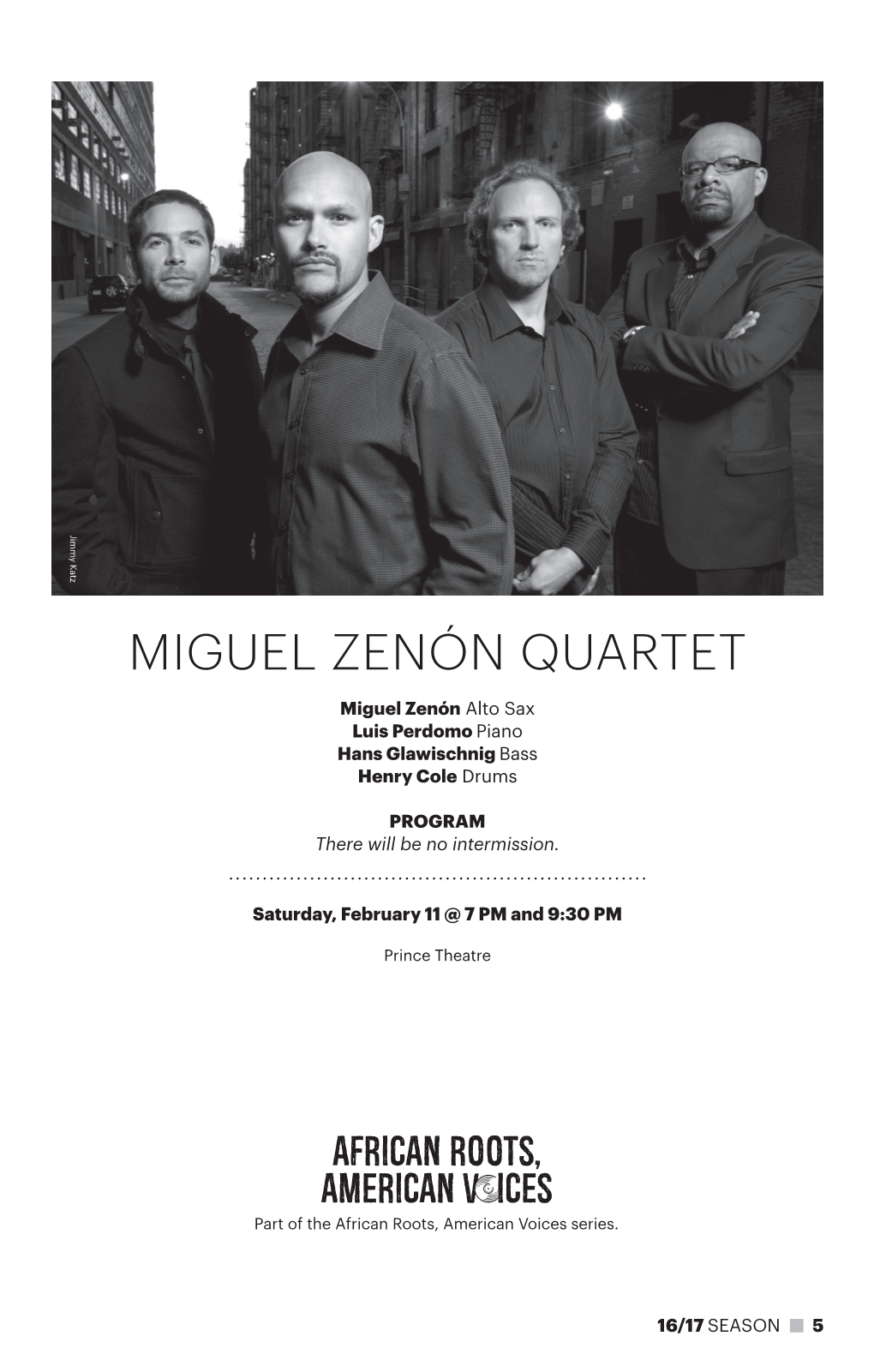 Miguel Zenón Quartet