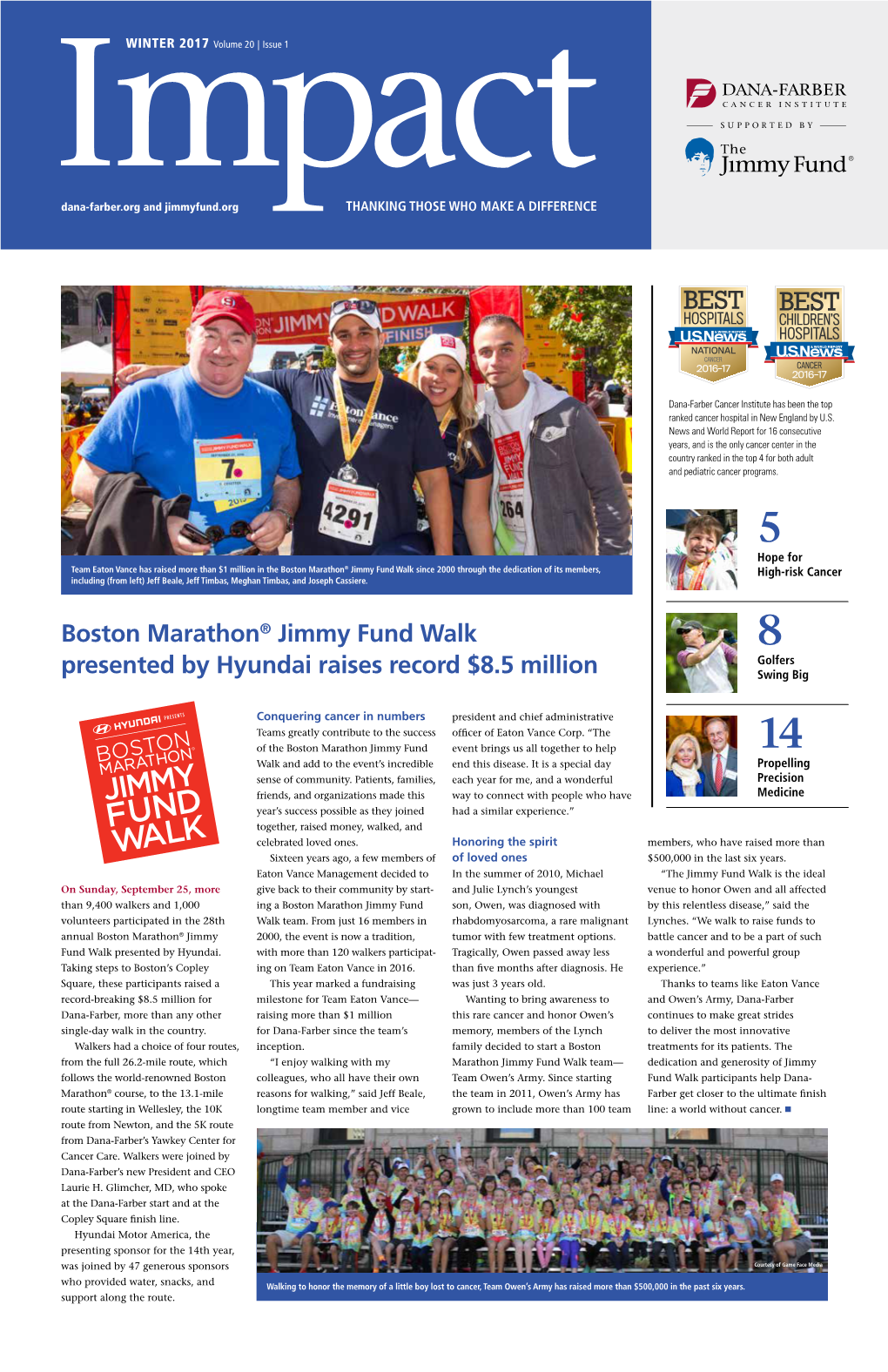 Boston Marathon® Jimmy Fund Walk Presented by Hyundai Raises Record