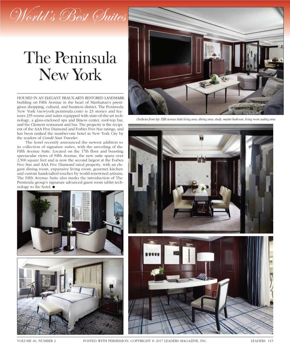 The Peninsula New York