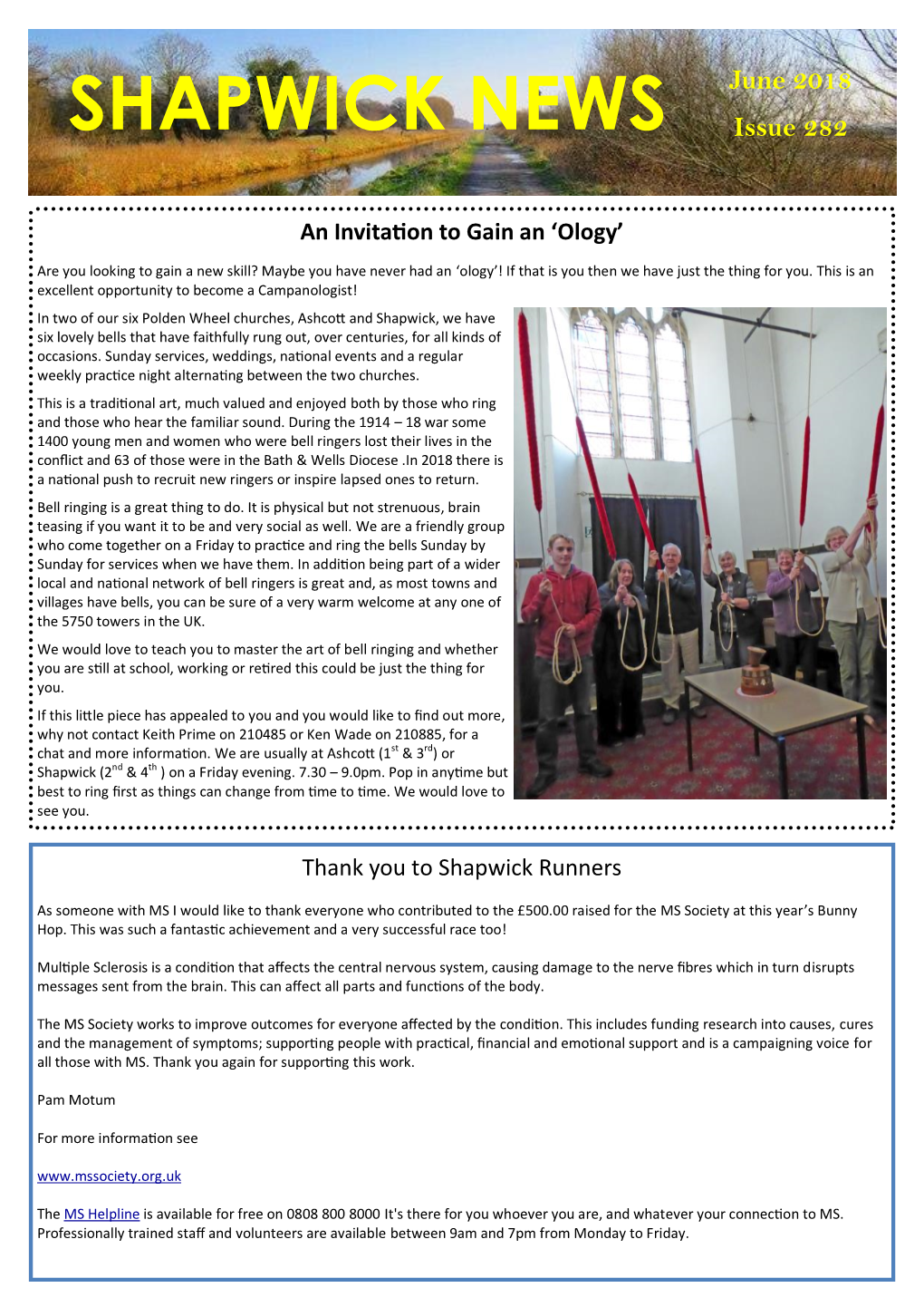 SHAPWICK NEWS Issue 282