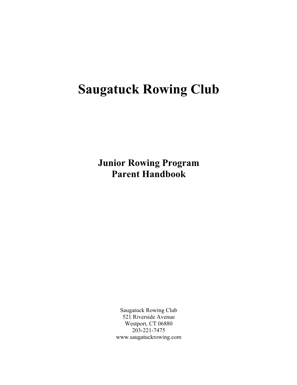 Saugatuck Rowing Club