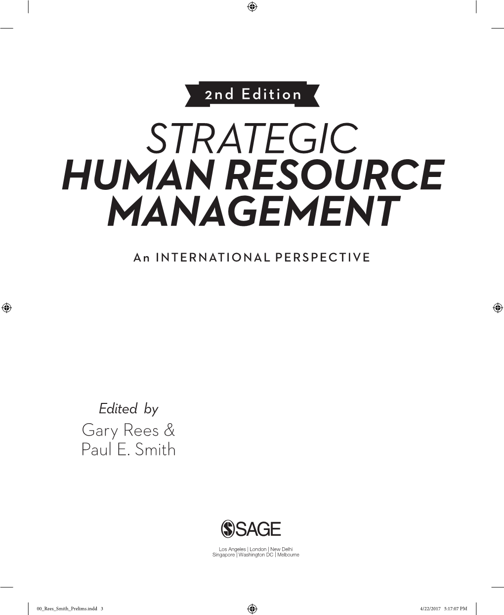 Strategic Human Resource Management