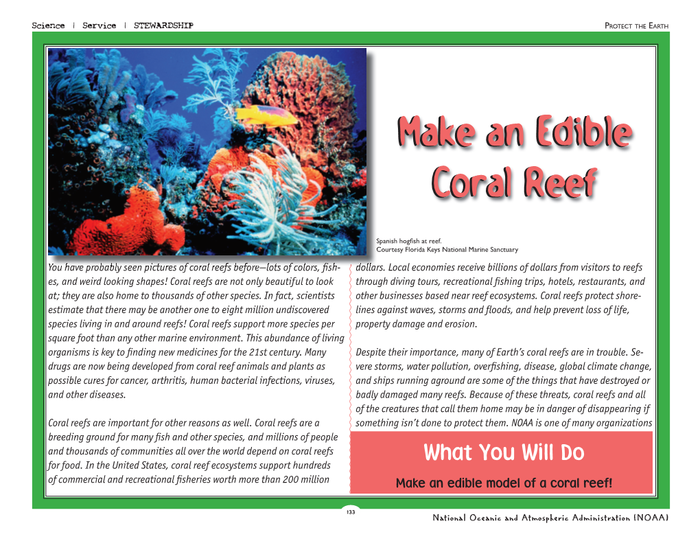 Make an Edible Coral Reef