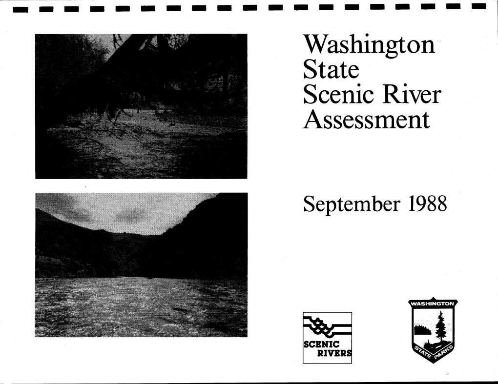 1998 WA State Scenic River Assessment