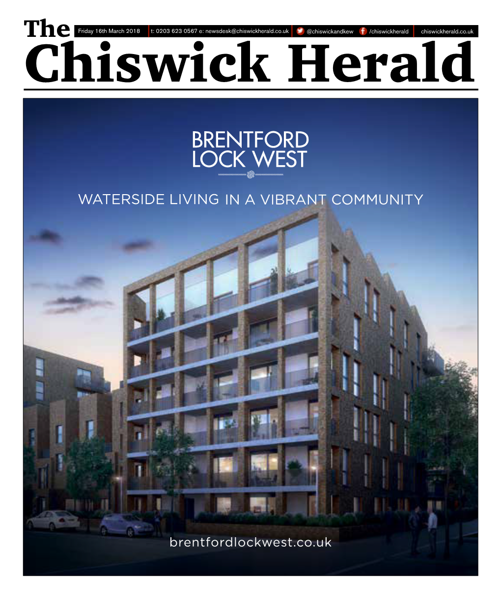 Chiswick Heraldchiswickherald.Co.Uk @Chiswickandkew Friday 16Th