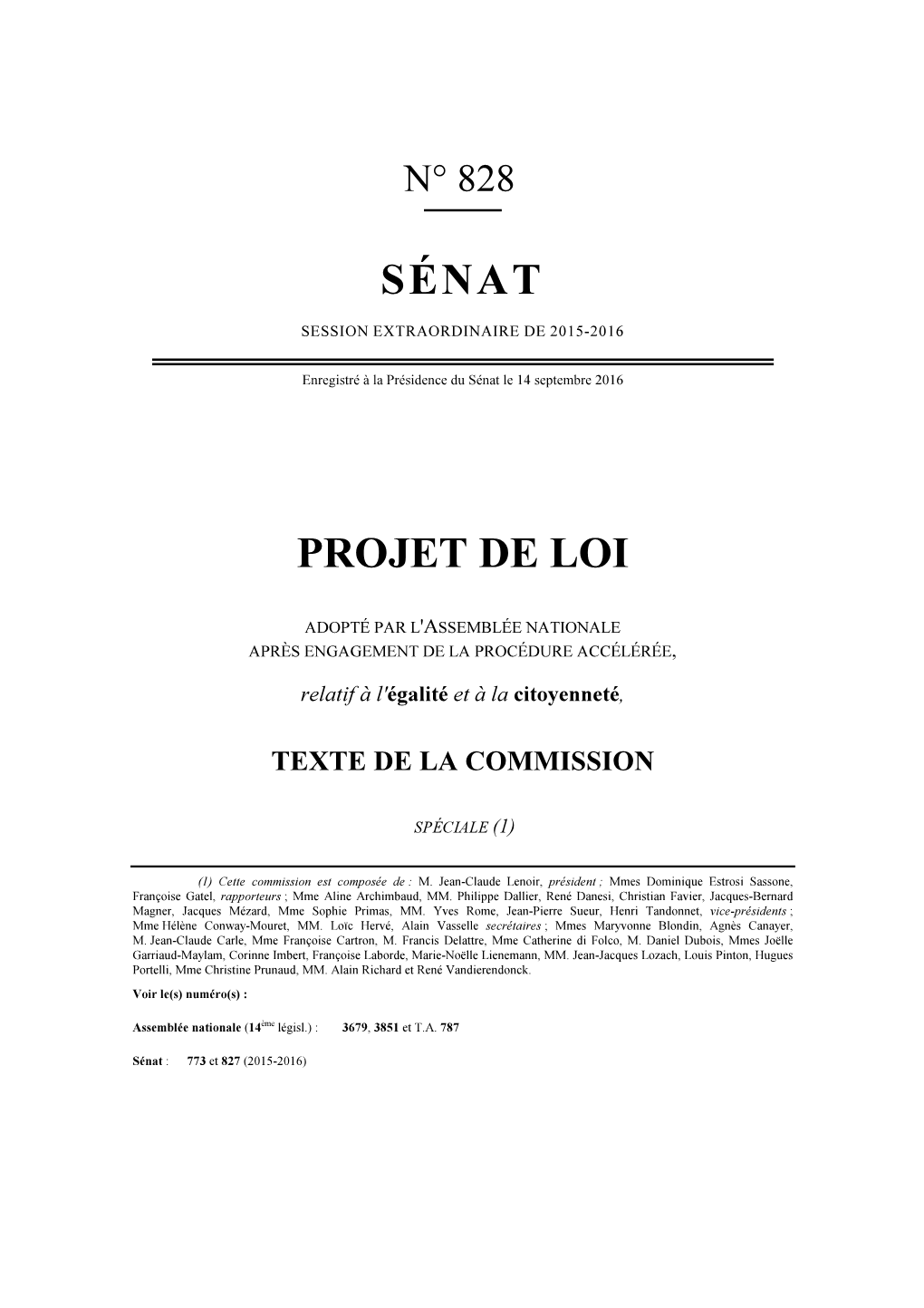 Projet De Loi