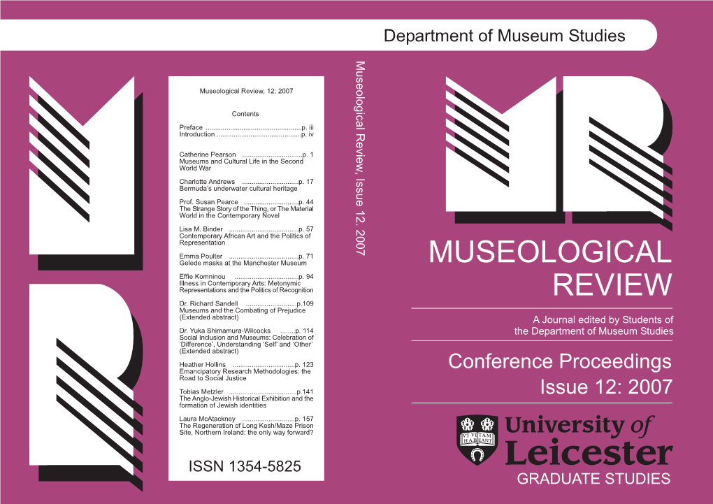 Museological Review, Issue 12