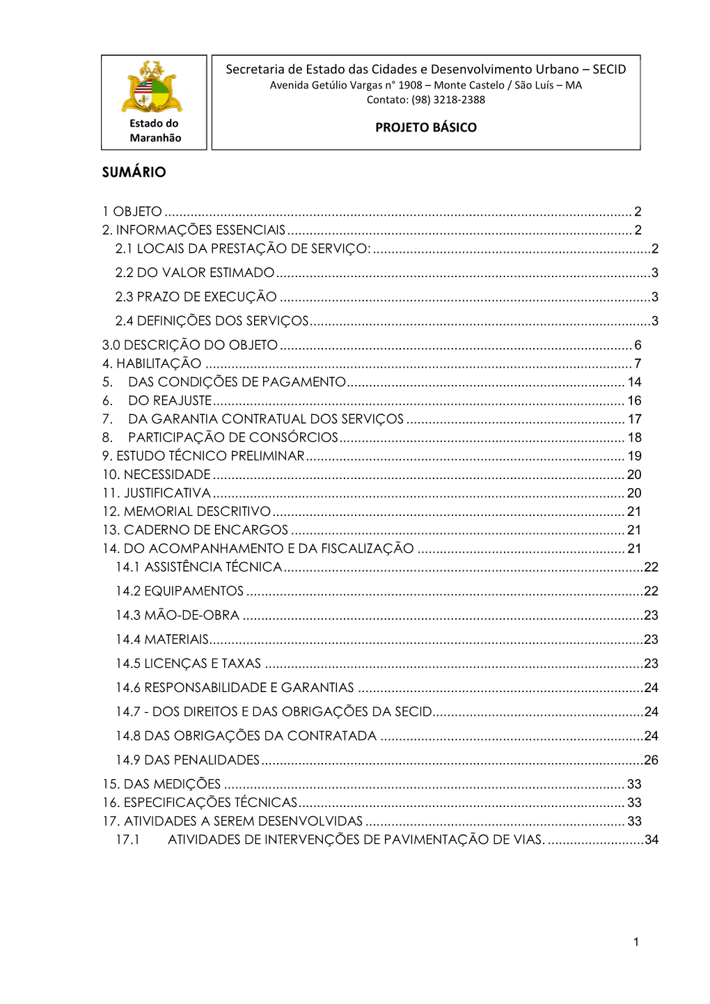 Projeto Básico Concorrência Nº 013-2021-Regional Barreirinhas