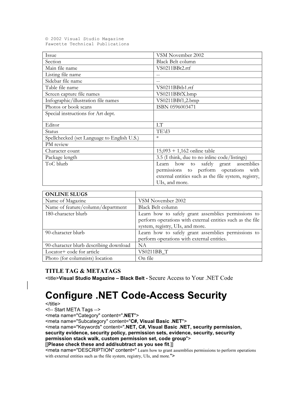 Configure .NET Code-Access Security