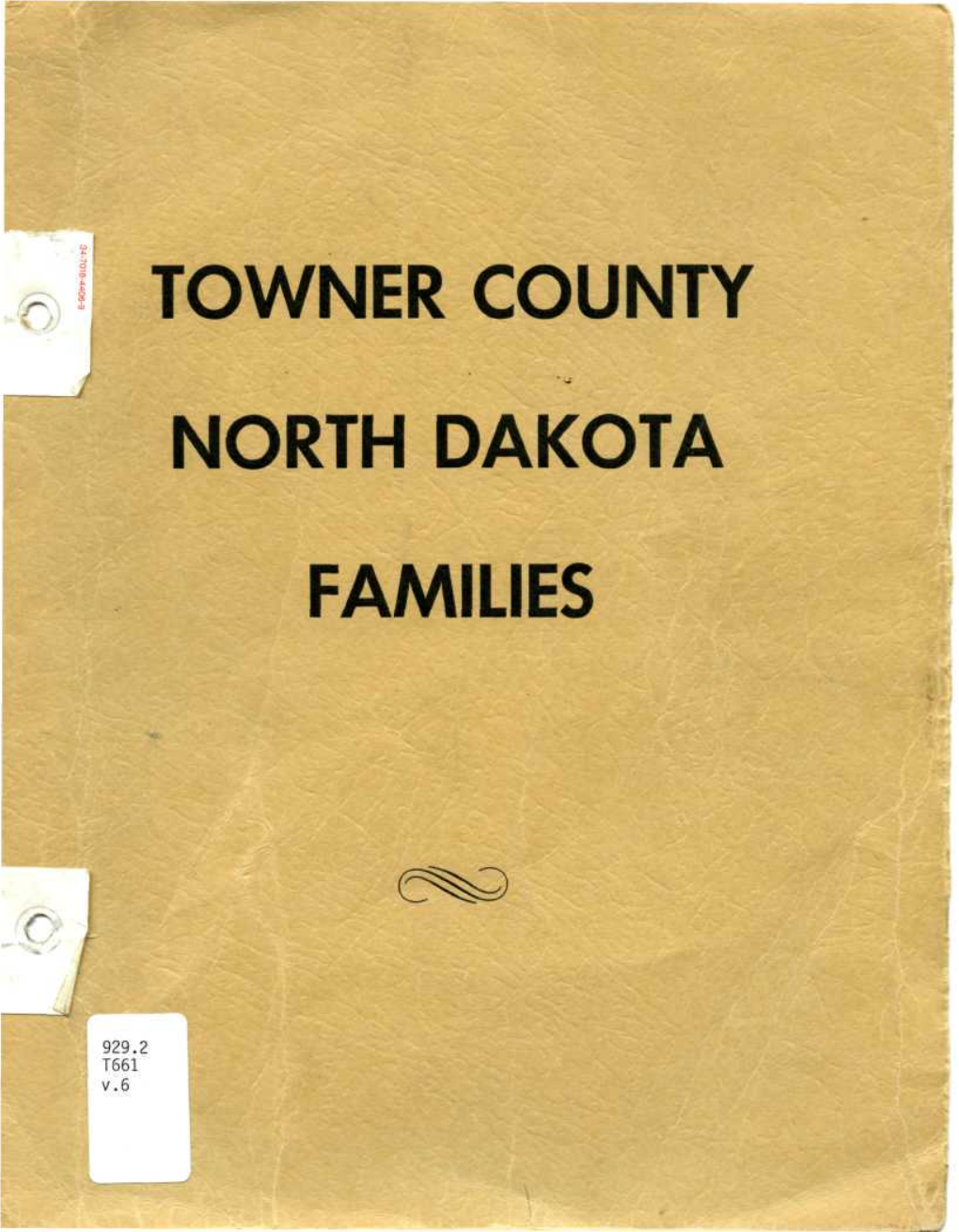 Towner County North Dakota Families <^3