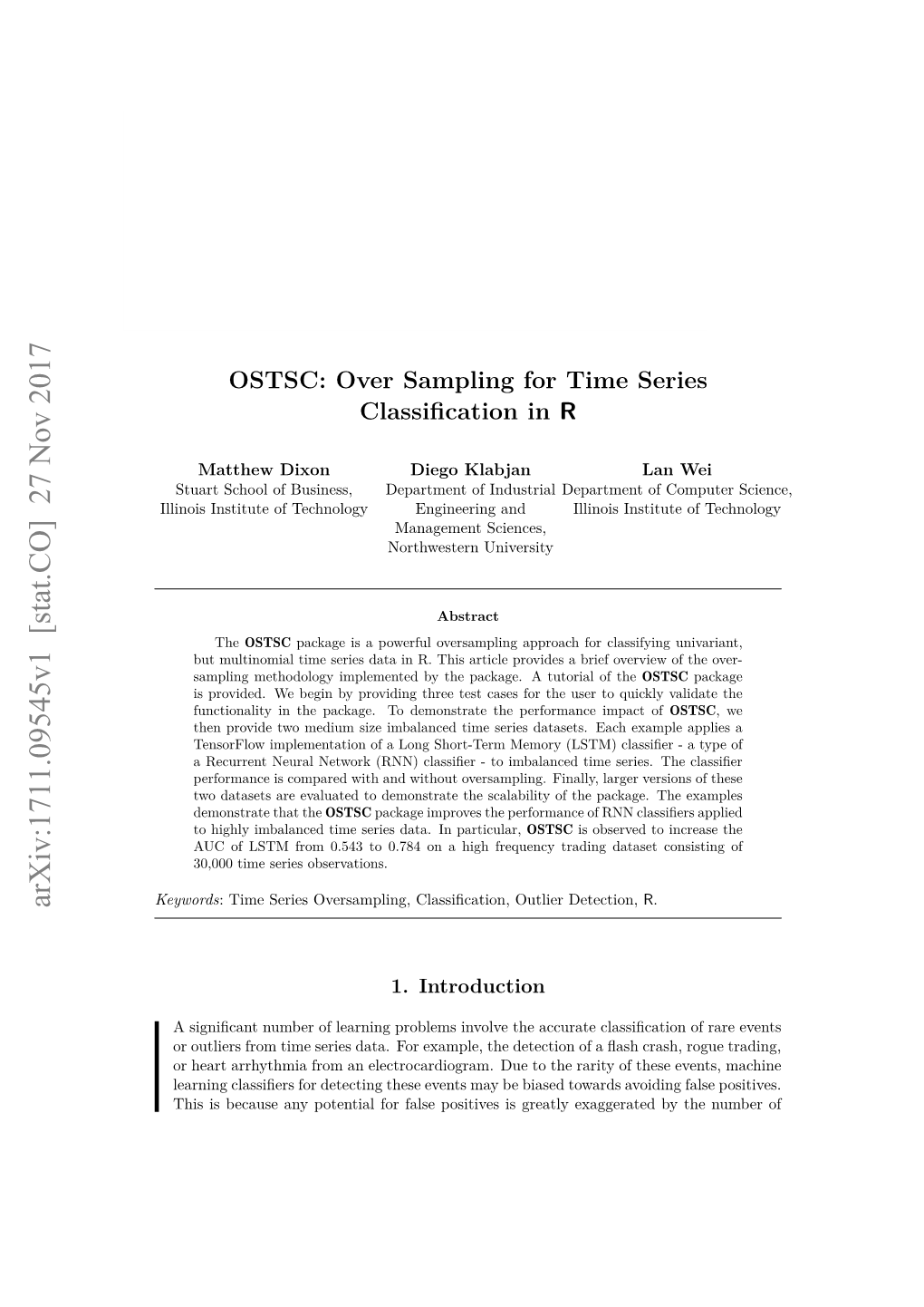 Jssjournal of Statistical Software MMMMMM YYYY, Volume VV, Issue II